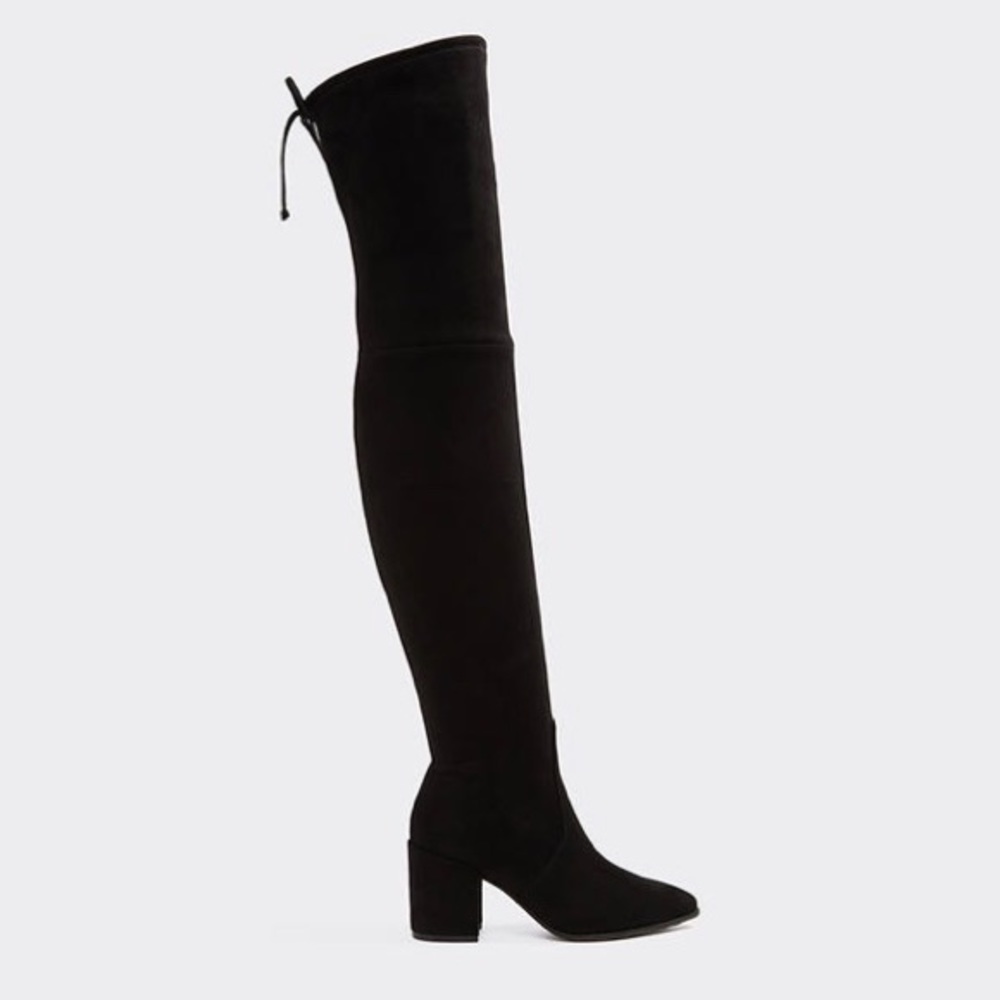 Aldo Black Over the Knee Boots
